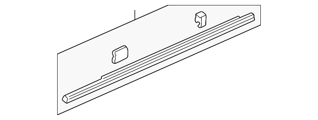 Genuine Honda 72910-SV4-A12 Door Molding Assembly