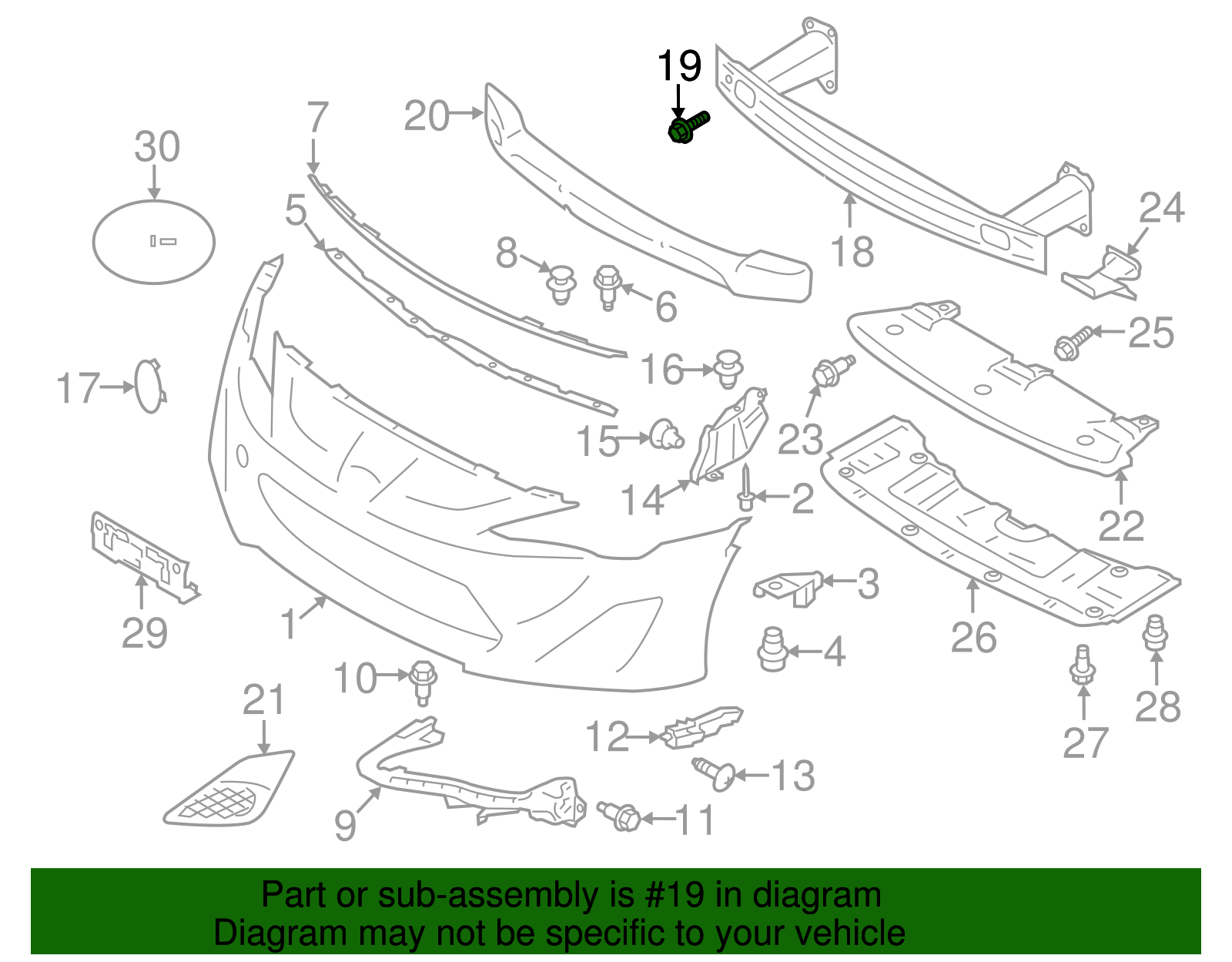 Park Brake Handle Mount Bolt - Scion (SU003-02826)
