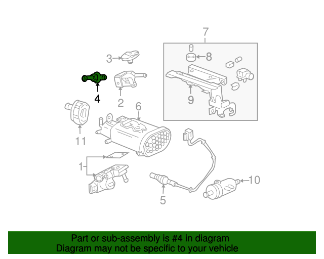 Genuine 20022006 Acura RSX Valve Assembly, PCV 17130PRBA01 Acura