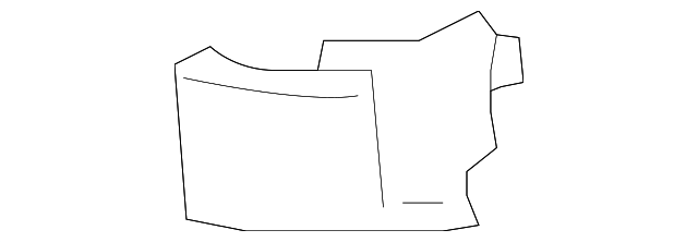 Driver Side Floor Panel Number 3 Cross Bar Extension - GM (96474167)