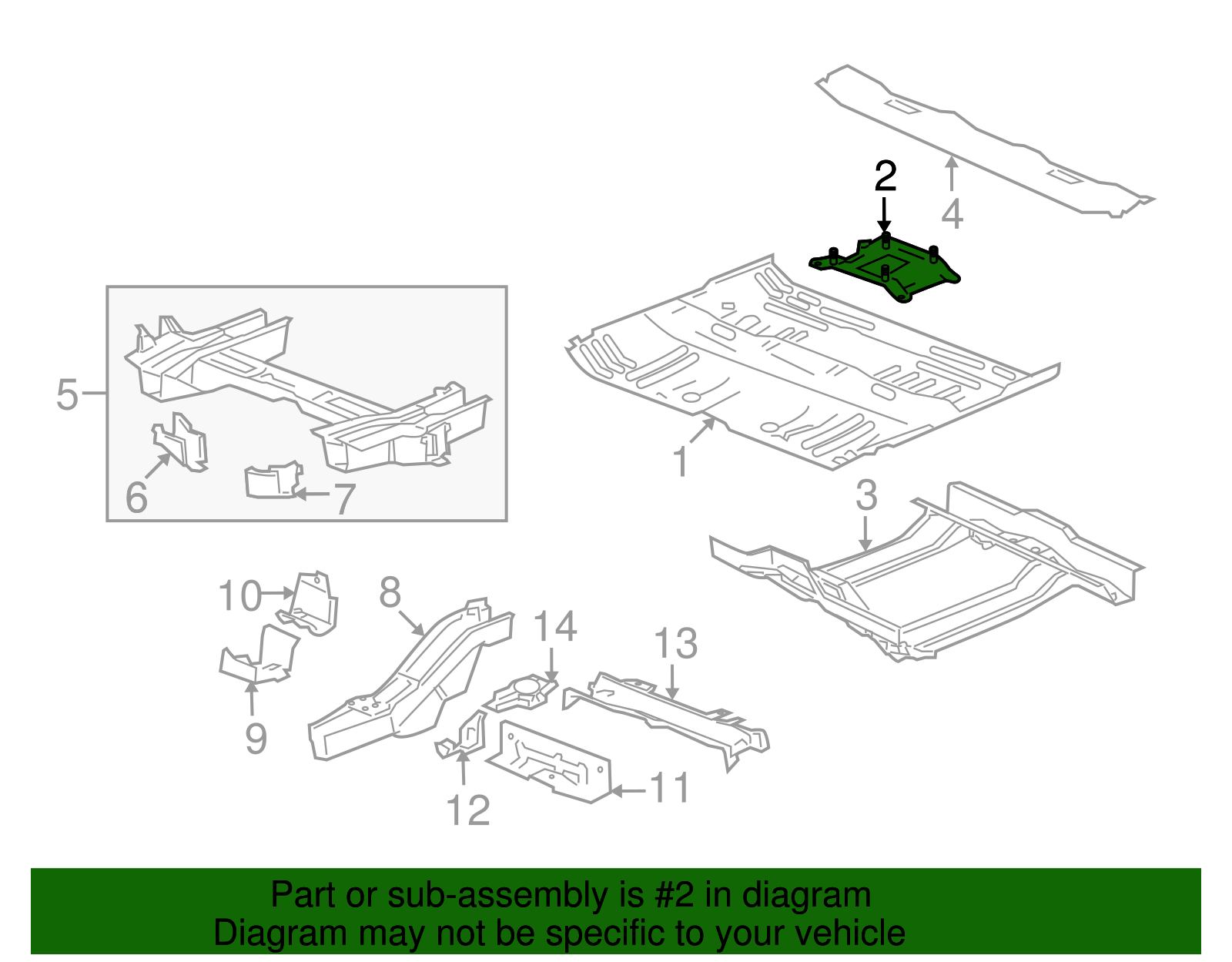 Shift Control Housing Bracket - GM (94812901)