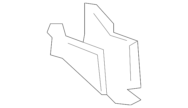 Passenger Side Number 3 Floor Panel Cross Bar Extension - GM (96474171)