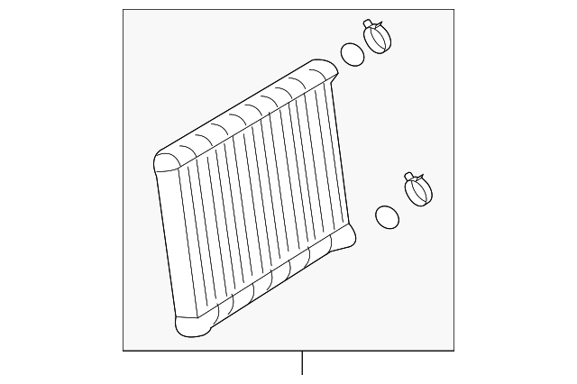 0008355600 - HVAC Heater Core For 2019-2024 Mercedes-Benz  