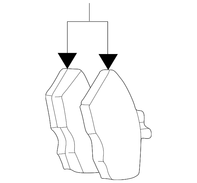 Rear Pads - Ford (XW4Z-2200-AA)