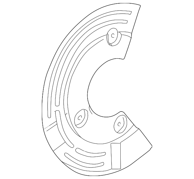 Backing Plate - Ford (XW4Z-2C029-AA)