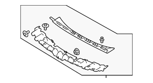 Genuine OEM Bumper Cover Support Rail Bracket Part# LR117396 Fits 