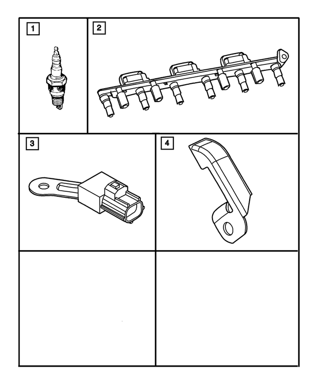 20022006 Jeep Ignition Capacitor 56041889AA Mopar Estores