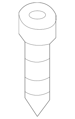 2005-2018 Volkswagen Seat Belt Lap And Shoulder Belt Bolt WHT-003-683 ...