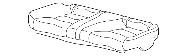 Honda Genuine 82940-T3L-A02ZA Headrest Assembly Rear