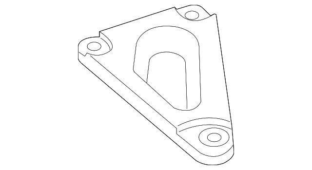 Passenger Side Drivetrain and Front Suspension Frame Support - GM (90498747)