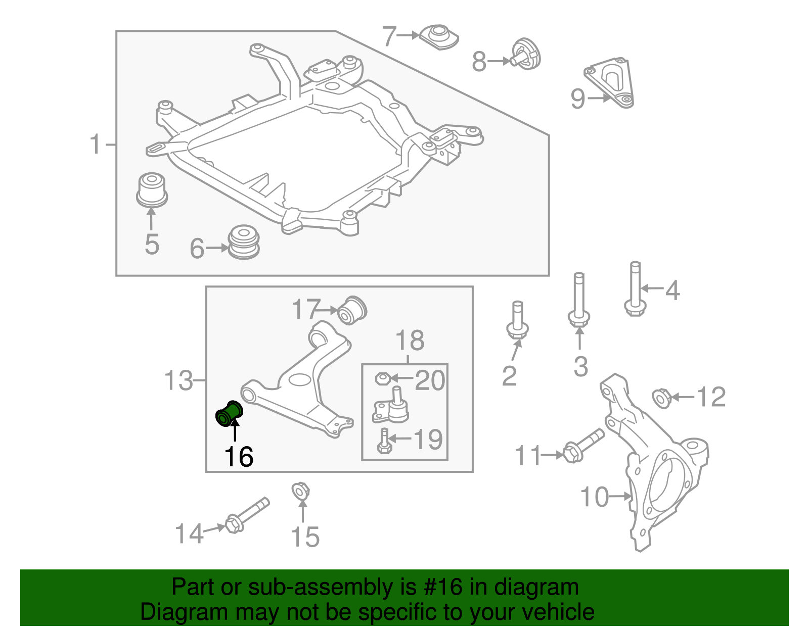 Bushing - GM (90498738)