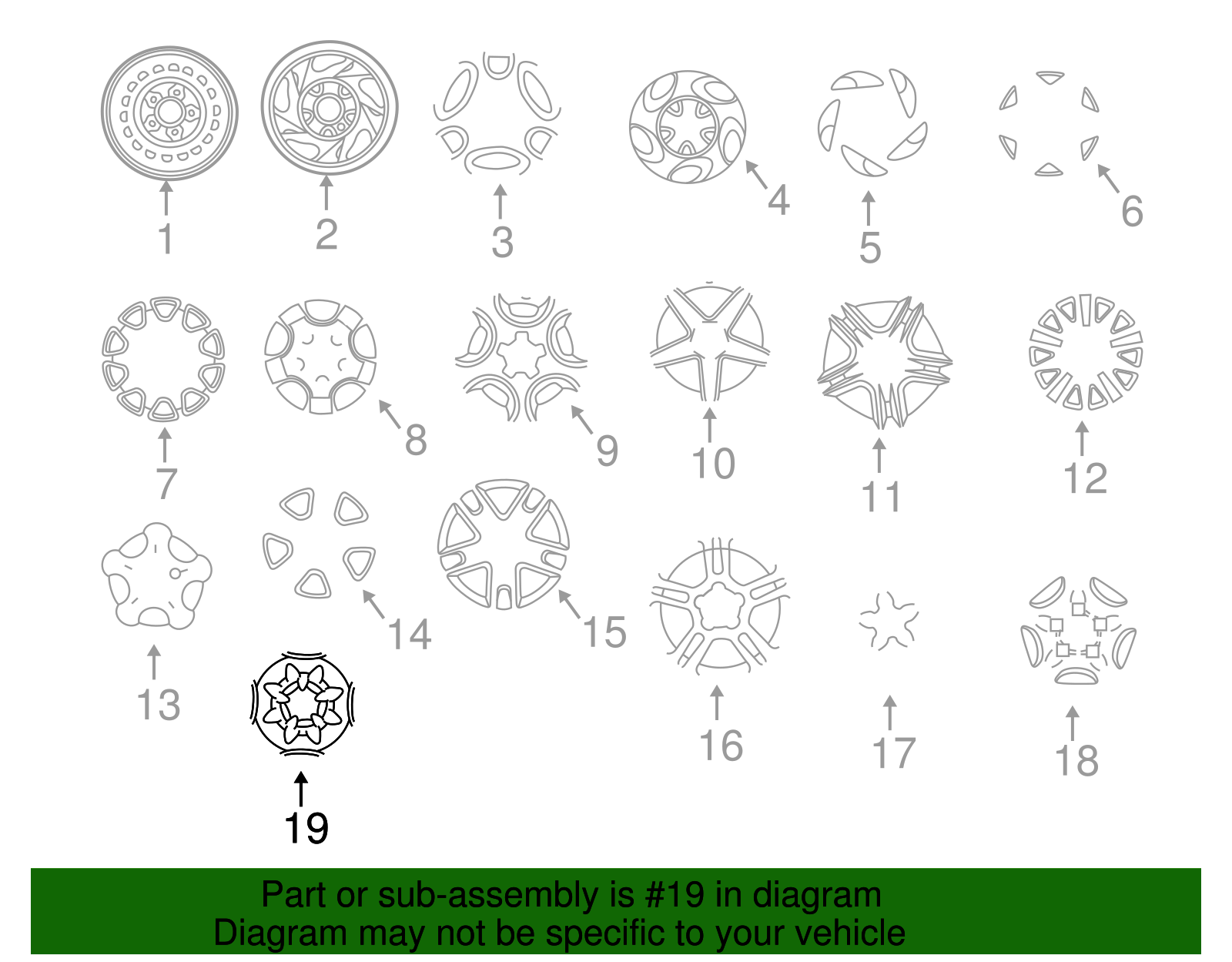 Spare Wheel - Ford (YL3Z-1015-AB)