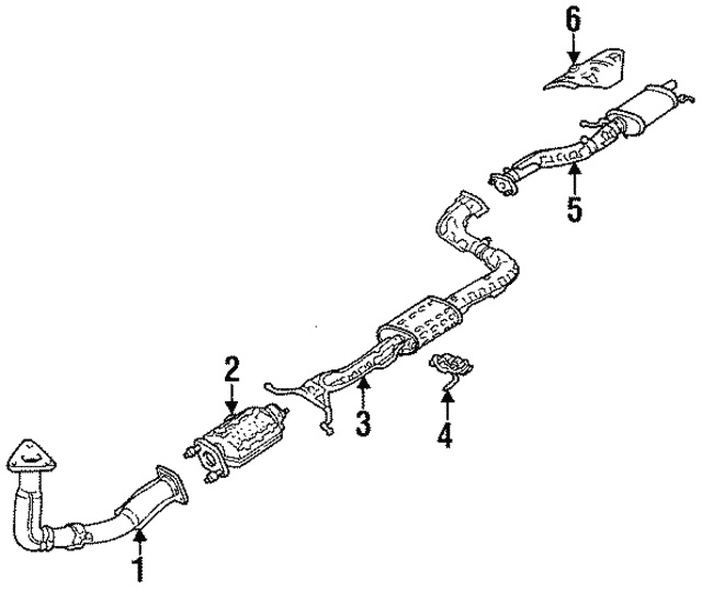 19941997 Ford Aspire Resonator Assembly F4BZ5A289A QuirkParts