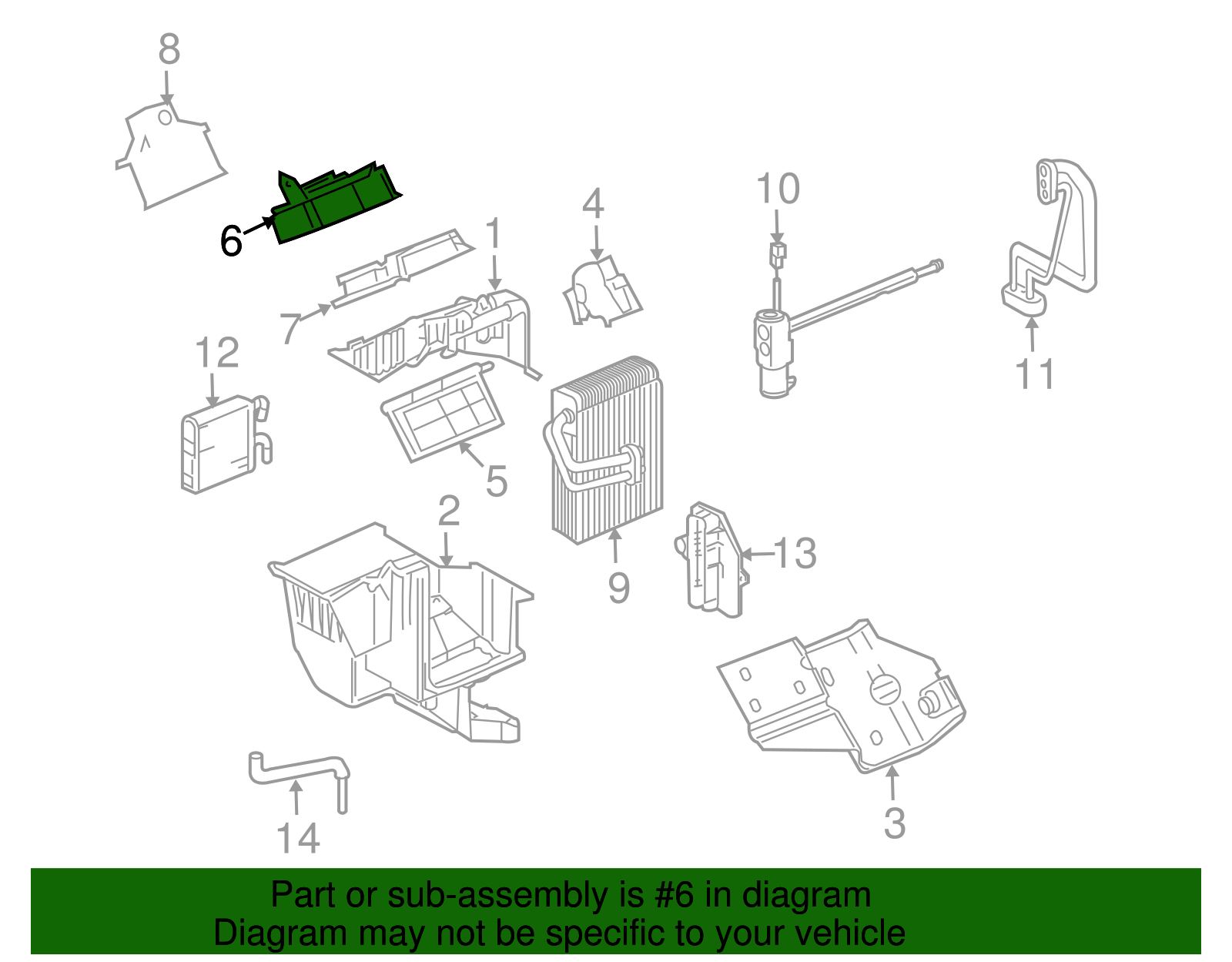 Blower Case - GM (10363910)
