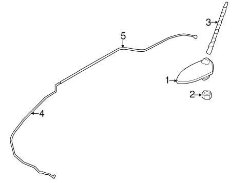 Antenna & Radio for 2014 Kia Soul #0