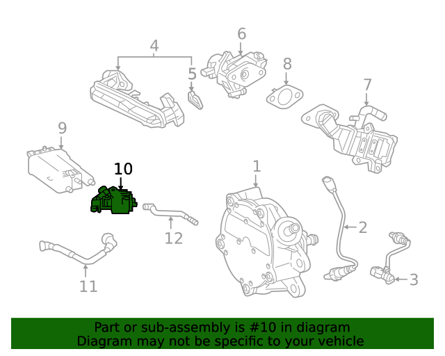 7773002010 Evaporative Emissions System Leak Detection Pump 2019