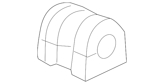 Front Suspension Stabilizer Shaft Bushing - GM (96870462)