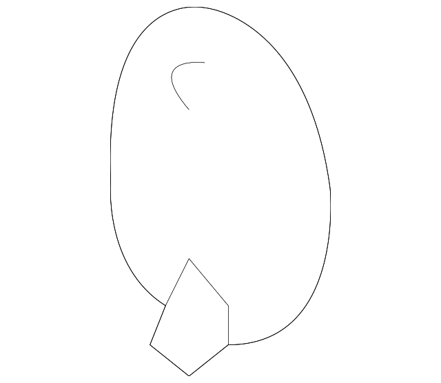 Rear Bumper Fascia Molding Cap - GM (15828092)