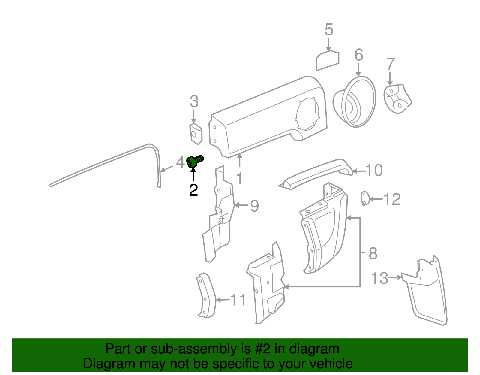 Multi-Purpose Bolt - GM (11609456)