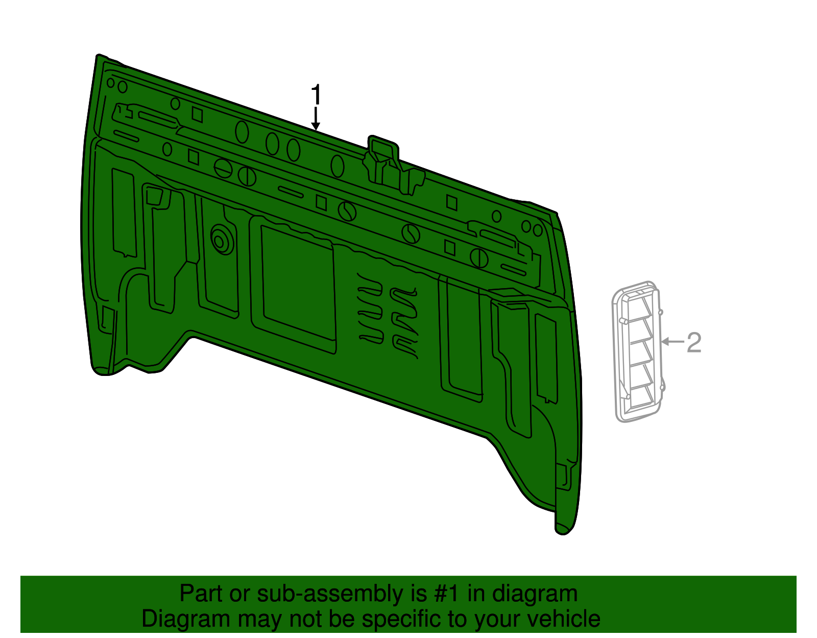 Body Rear Inner Panel - GM (84315146)