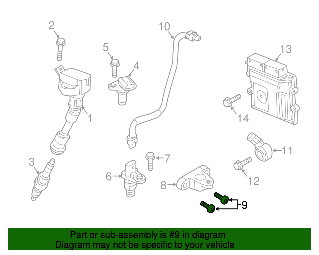 Genuine Crankshaft Sensor Bolt for 20062022 Volvo Part 986318 Over 30 Off All Genuine