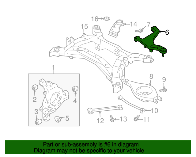 55502AL50E Upper Control Arm 20032009 Nissan 350Z Conicelli
