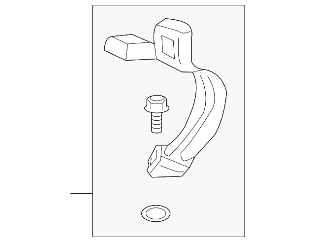 Beige Rear Driver Side Seat Belt with Buckle - GM (96870626)