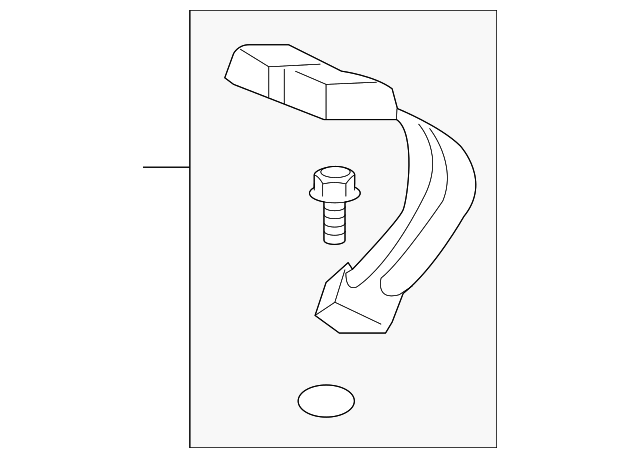 Beige Rear Passenger Side Seat Belt with Buckle - GM (96870662)