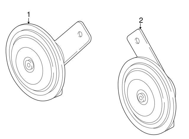Horn Assembly (Low) - (38100-SZ3-K01 - View #10