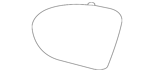 thumbnail image 2 of Kool Vue Driver Side Mirror Glass For Chevrolet Cruze Sedan 2016-2019 - Left, Non-Heated 2 of 6
