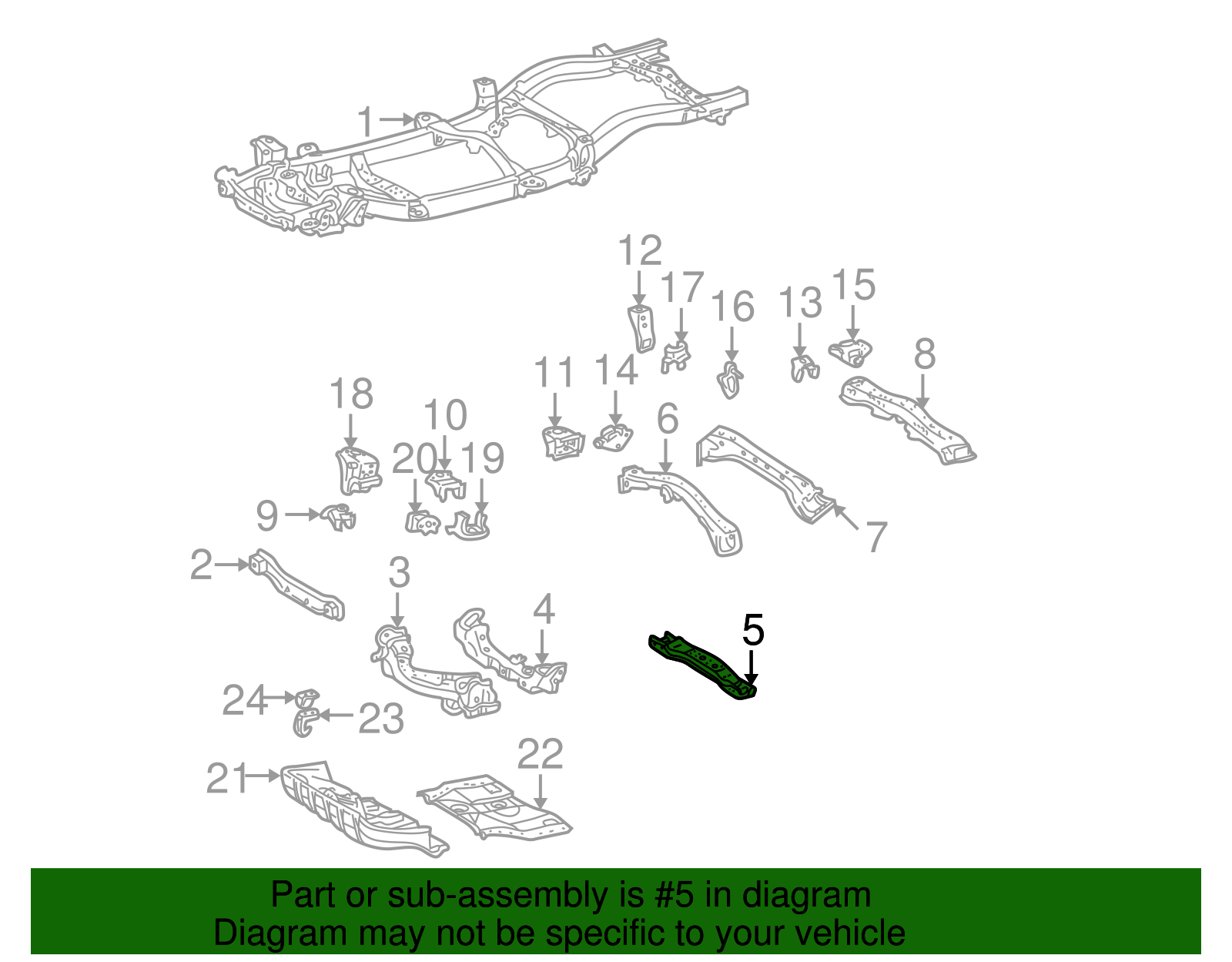 Cross-Member - Toyota (51203-04011)