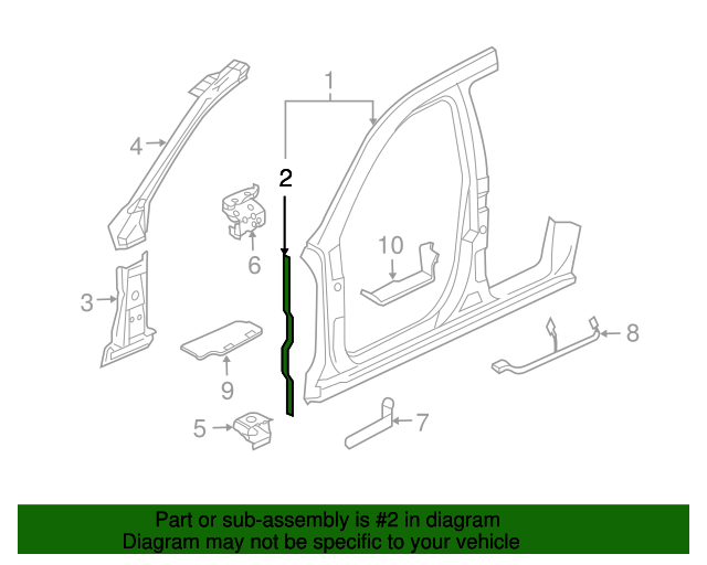 Aperture Panel Strip 7L6-809-573-A