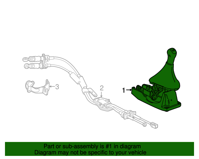 20132015 Chevrolet Manual Transmission Shifter Assembly 25194275 GM