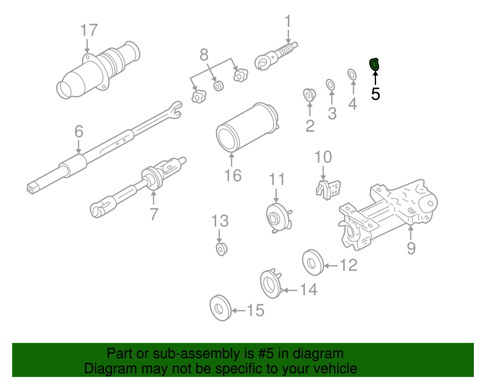 Multi-Purpose Retaining Ring - GM (00274414)