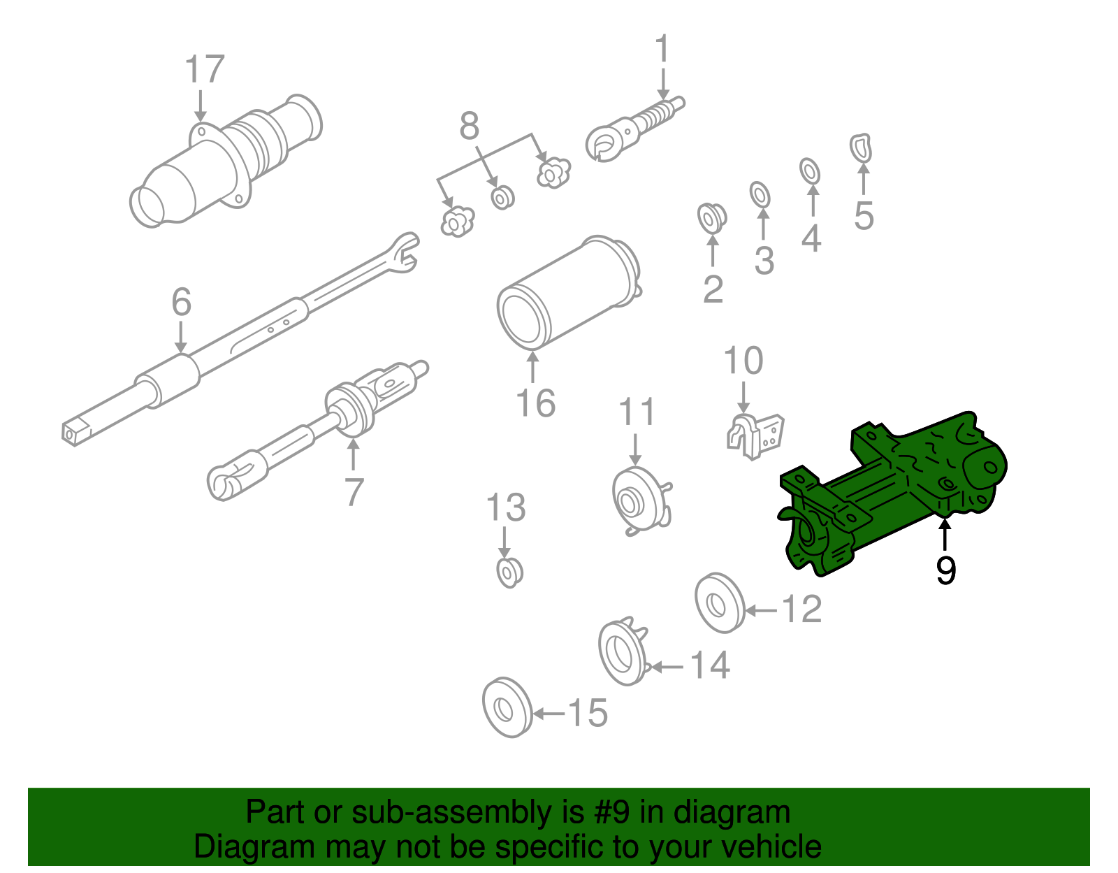 Column Housing - GM (26087973)