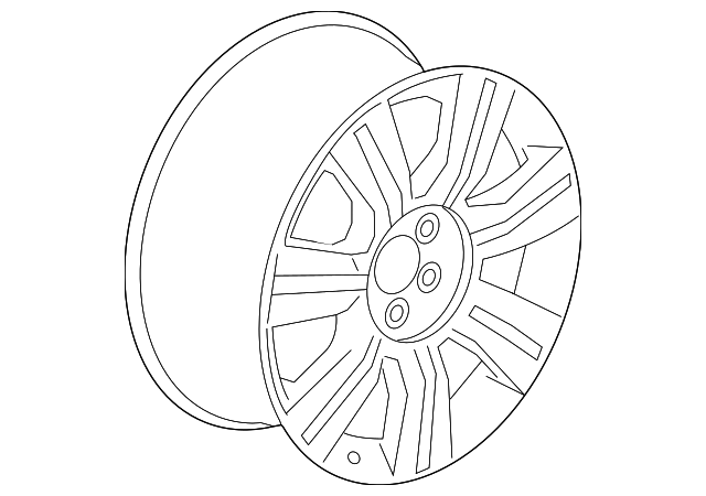 Standard Bright 18x8 Aluminum Wheel - GM (9597417)