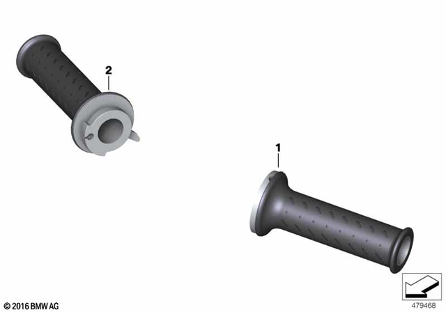 61318537943 - Handle Left 2016-2024 BMW-Motorrad | BMW Motorrad USA 