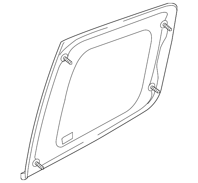 20152022 GM Passenger Side Rear Door Window 23492602