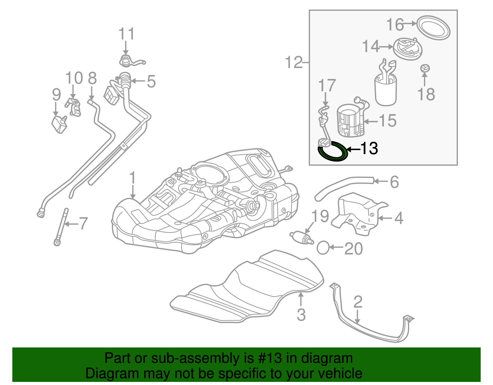 Gasket, F/Pump - GM (90572065)