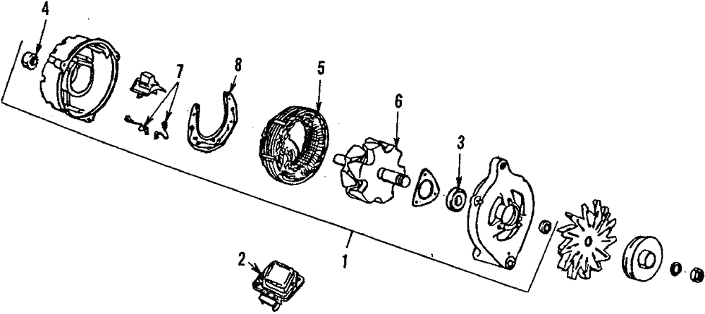 Brush Set - Ford (E8PZ-10347-A)