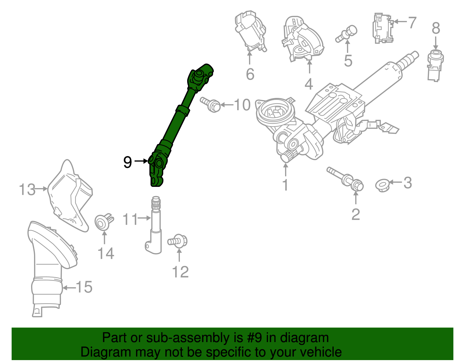 Intermediate Shaft - Scion (45260-12680)