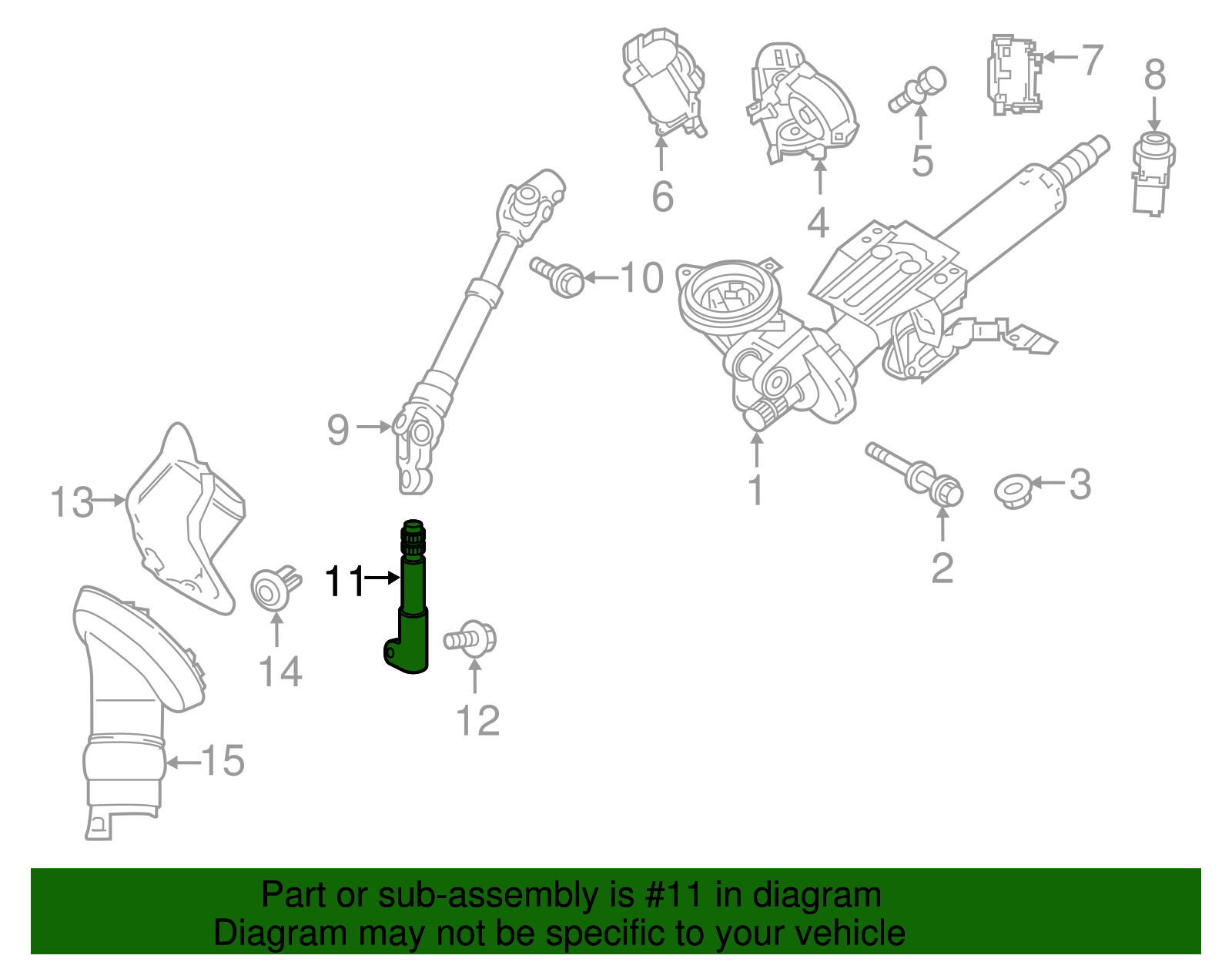 Lower Shaft - Scion (45221-12300)