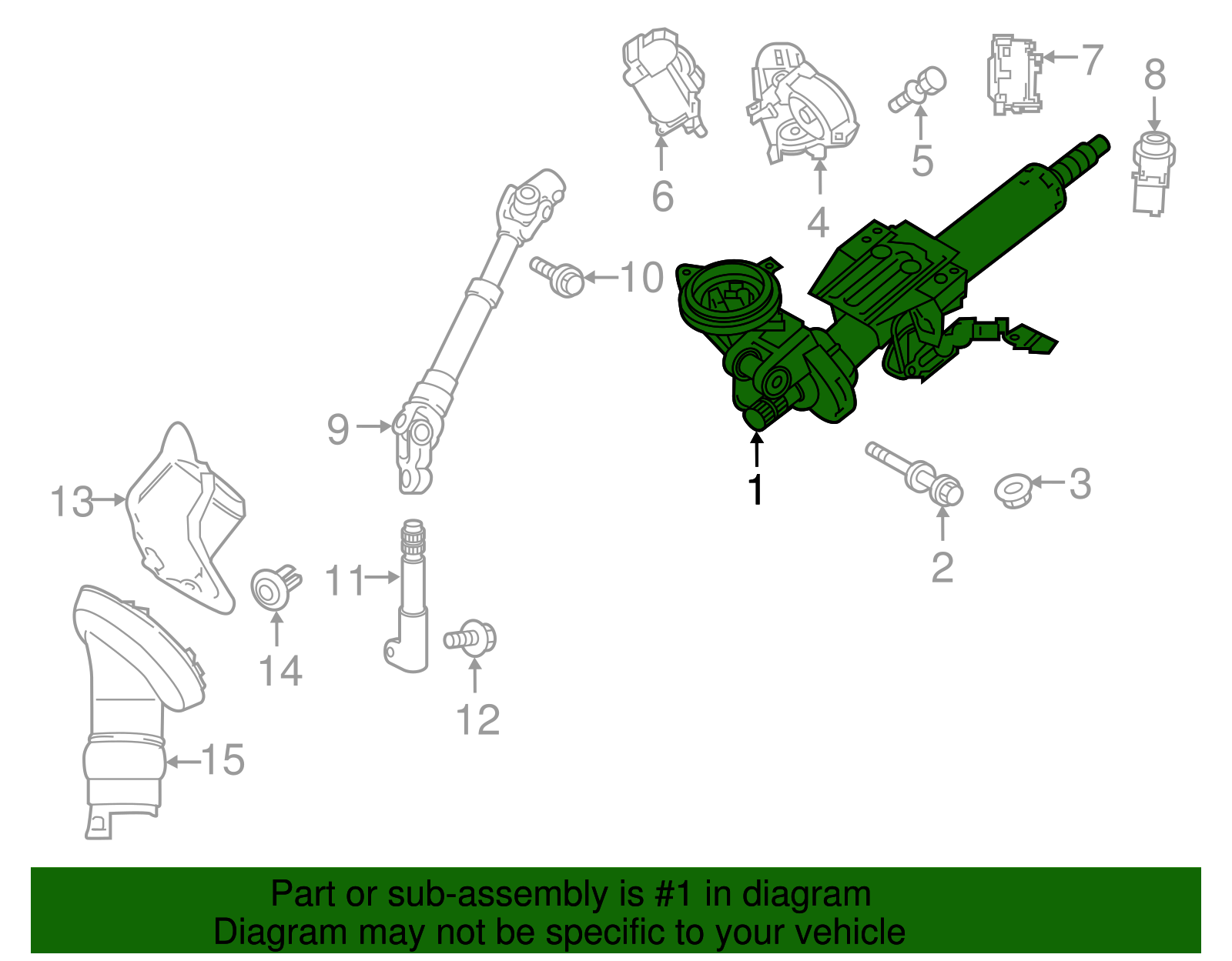 Steering Column - Scion (4520A-12110)