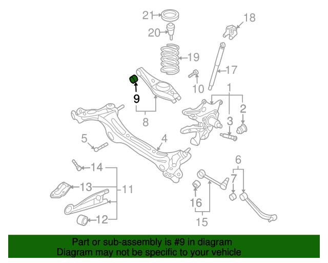 20062014 Kia Sedona Lower Control Arm Bushing 552174D000 OEM Parts