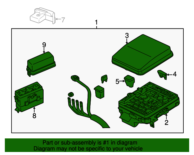 8501C238 Wire Harness 2010 Mitsubishi Lancer Mitsubishi Direct Parts