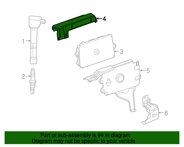 378235LAA00 Cover, Powertrain Control Module 20152016 Honda CRV