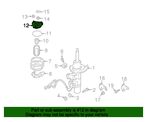 54608-J5001 - Strut Mount 2018-2023 Kia Stinger Kia.Parts Store
