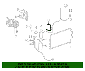 2010-2024 GM A/C Refrigerant Suction Hose 85520650 | Awesome Parts