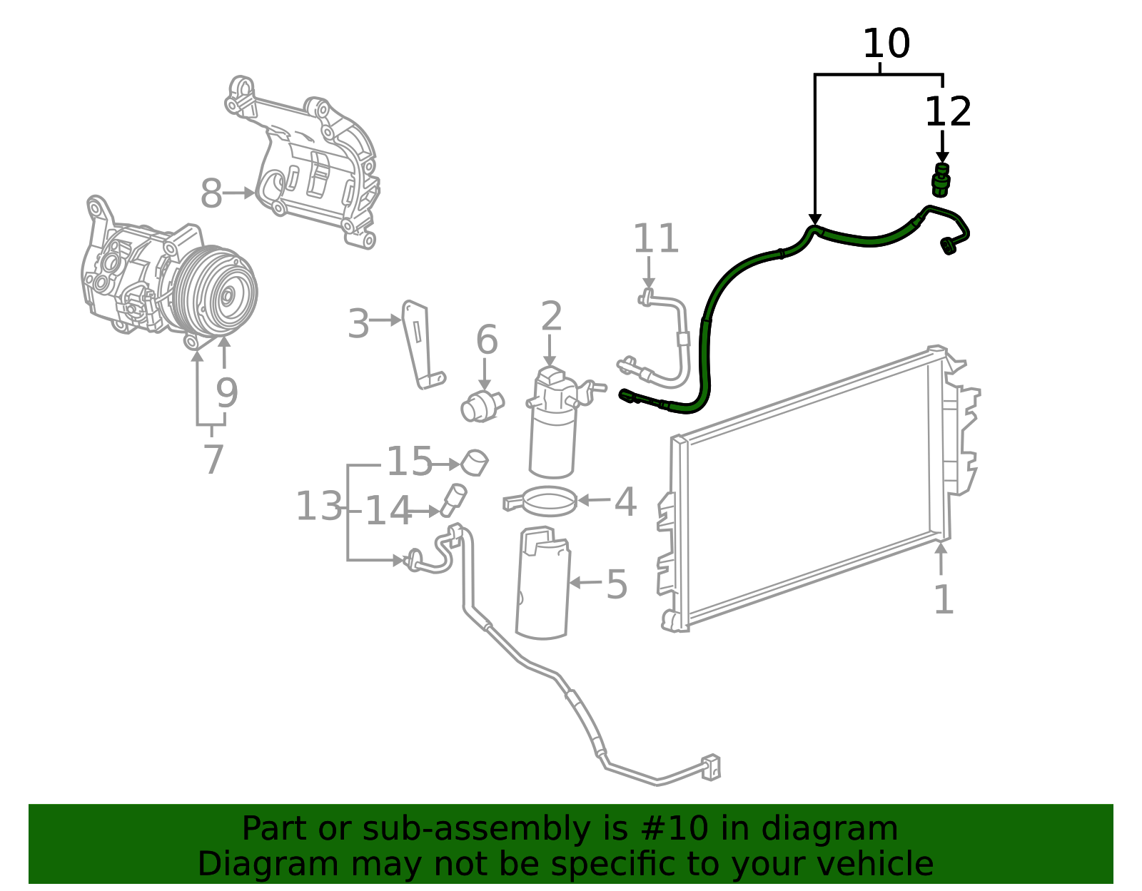 AC Hose - GM (84418023)