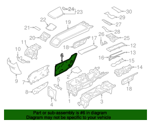 32245521 - Console Panel 2018-2021 Volvo XC60 | AutoNation Parts